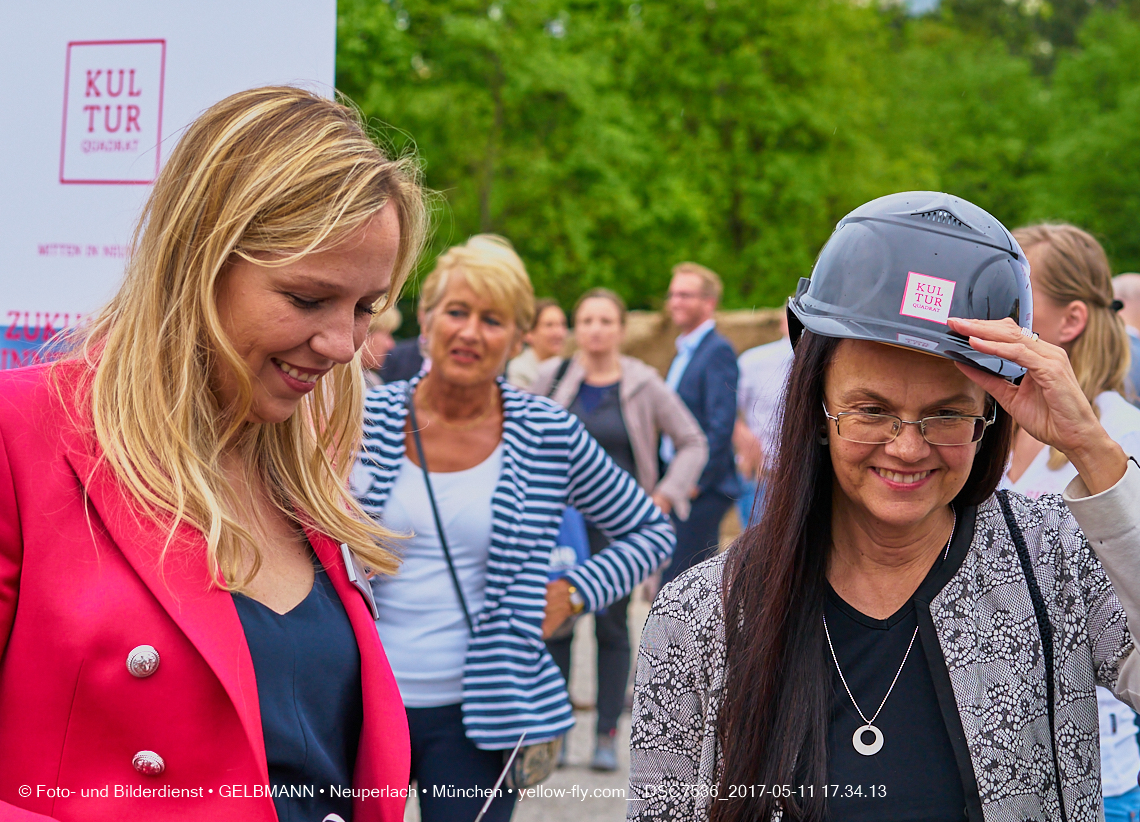11. Mai 2017 - Grundsteinlegung für die LOGE und dem Kulturquadrat in Neuperlach